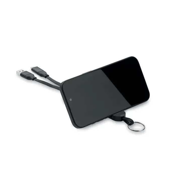 60W cable keyring recycled ABS - MO2443 (MOCN#03)